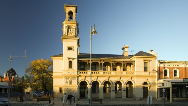 Beechworth’s streets are lined with historic buildings.