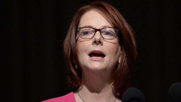 An inspiration: Former prime minister Julia Gillard.
