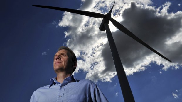 Environment Minister Simon Corbell: Canberra to be 100 per cent powered by renewable energy in four years.