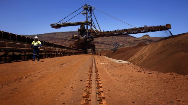 The glut has been largely self-inflicted, with mining giants BHP and Rio Tinto boosting their output to flush out smaller global competitors. 