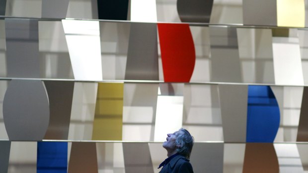 Ellsworth Kelly's Sculpture for a Large Wall (1956-57) at the Museum of Modern Art in New York.