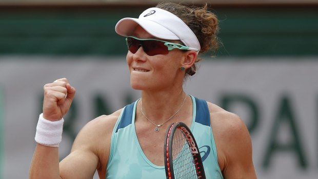 Still waiting: Samantha Stosur's fourth round clash was halted for rain delays, the second time she has been forced to play a match over two days this tournament.