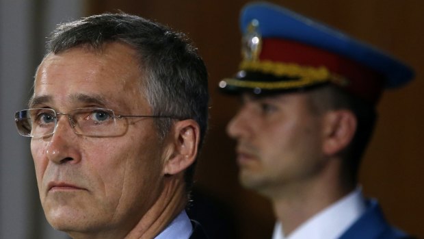NATO Secretary General Jens Stoltenberg, left, will lead an emergency meeting in Brussels overnight following the downing of a Russian fighter jet by the Turkish Air Force.