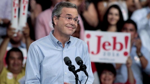 Jeb Bush formally announces his campaign for the 2016 Republican presidential nomination on June 15