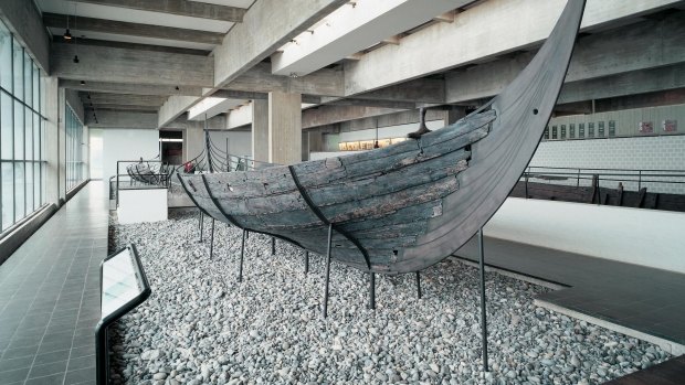 Viking Ship Museum in Roskilde, Denmark. 