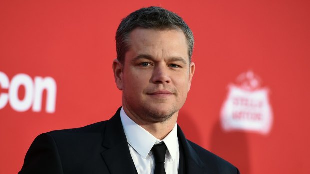 Matt Damon arrives at the Los Angeles premiere of Suburbicon on October 22, 2017. 