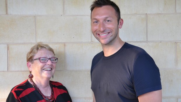 Ian Thorpe with child psychologist and bullying prevention expert Professor Marilyn Campbell.