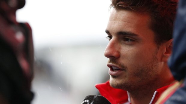 Did not slow sufficiently: Jules Bianchi.