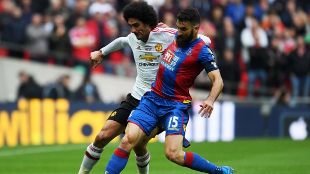Special: Mile Jedinak captaining Crystal Palace in the 2015/16 FA Cup final against Manchester United.