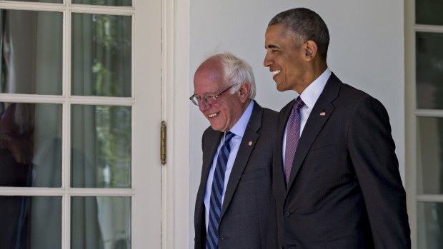 President Obama met with Senator Bernie Sanders at the White House on Thursday.
