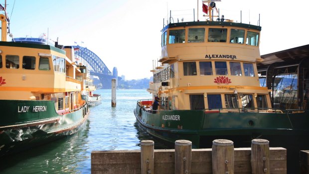 Congestion is greatest at the south western end of Circular Quay.