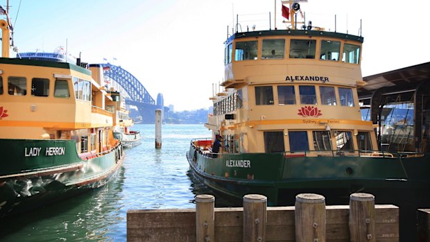 Congestion is greatest at the south western end of Circular Quay.