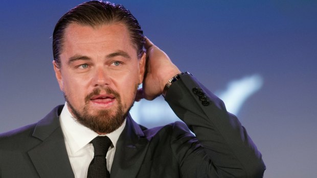 Committed to the cause: Leonardo DiCaprio speaks at the second day of the State Department's 'Our Ocean' conference in 2014.  
