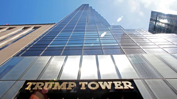 The Trump Tower in Manhattan.