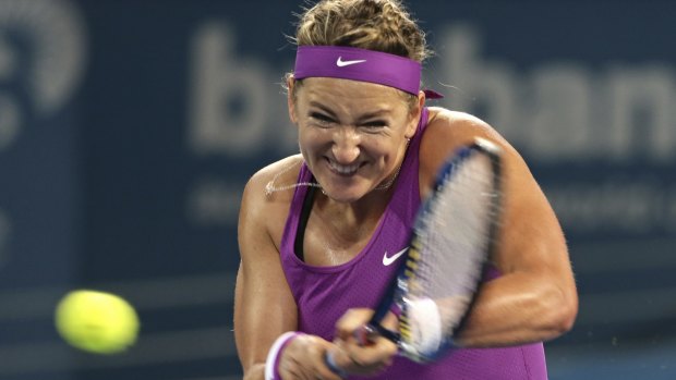 Back on top: Victoria Azarenka is the second favourite to win the women's Australian Open title.