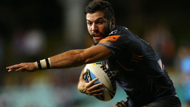 Star: James Tedesco has been superb at the back for Wests Tigers.