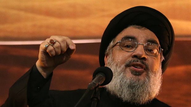 Stretched: Hezbollah leader  Hassan Nasrallah is sending fighters to Syria to back up the army of President Bashar al-Assad as well as fending off Sunni Islamist militants in Lebanon's north.
