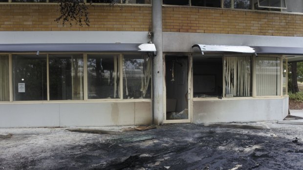 The Australian Christian Lobby headquarters in Deakin was gutted after a van reportedly carrying gas cylinders was driven into it on Wednesday night.