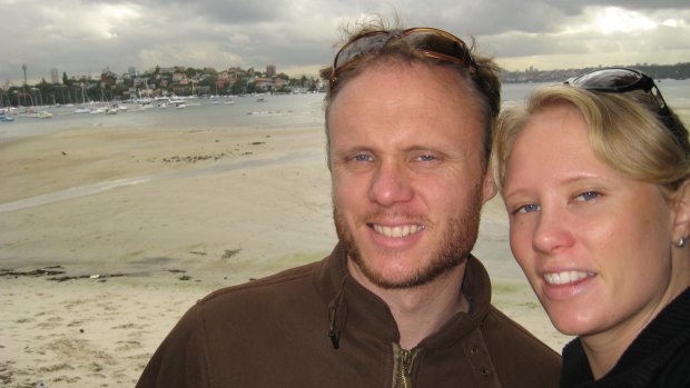 Adam Salter with his sister Zarin.