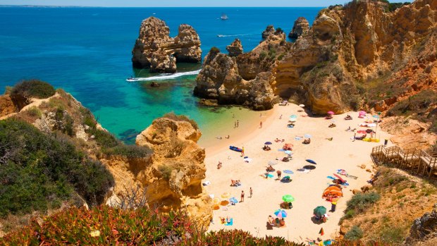 Praia do Camilo, Algarve, Portugal.