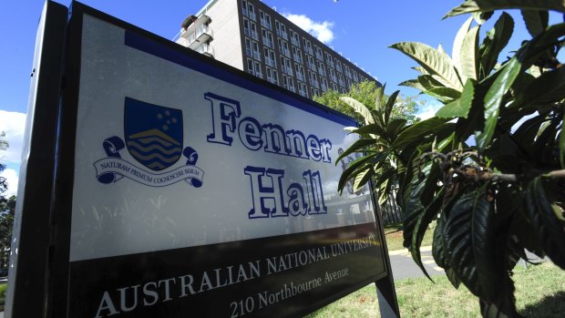 Fenner Hall, the ANU residential units on Northbourne Avenue.