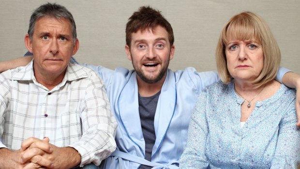 Timothy stars Peter Rowsthorn, left, Stephen Curry and Denise Scott. 
