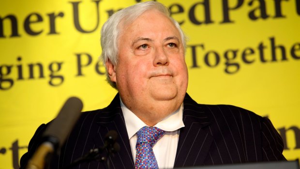 Clive Palmer has accused Senator Lambie of plotting to start her own political party.