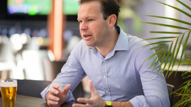 Federal Resources and Northern Australia Minister Matt Canavan was on show in Townsville for the Adani announcement.