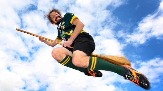 Canadian Quidditch player Arfy Papadam. Probably not how the Israeli military do it.