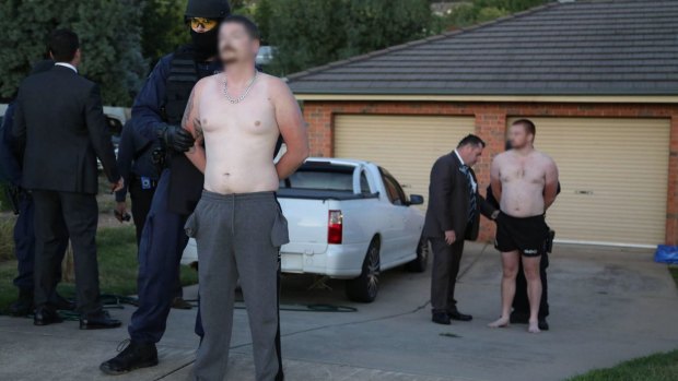 Police have charged 13 people, including members of the Finks bikie gangs, in an operation across Wagga Wagga..