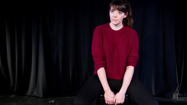 Maddie Rice performs the title character in the stage show Fleabag.