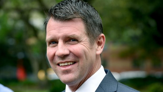 NSW Premier Mike Baird: "We are now at a fork in the road". 