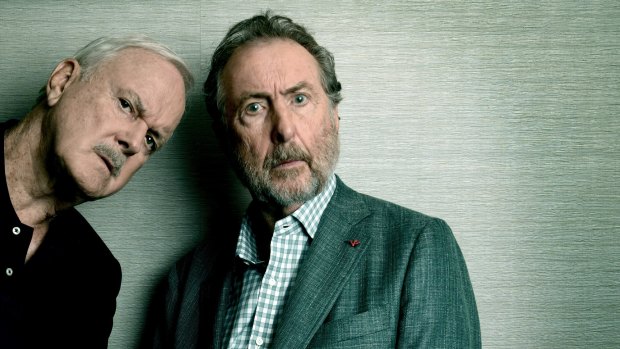 John Cleese and Eric Idle are in Sydney for their stage show.

