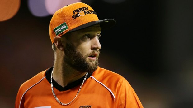 Andrew Tye plays for the Perth Scorchers in the Big Bash League.