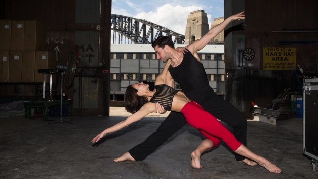 The Sydney Dance Company dancers Janessa Dufty and Petros Treklis. 