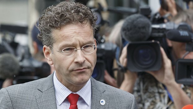 President of euro zone finance ministers Jeroen Dijsselbloem.