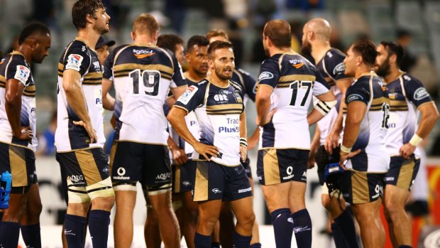 Best of the bunch: The Brumbies' fight was admirable against the Sharks.