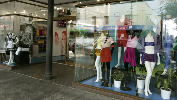 American Apparel's first Australian store in Chapel Street, Melbourne. 