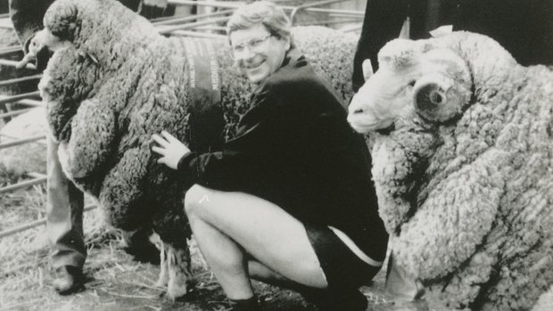 The ultimate Denis Napthine pic opp posing in woolen underpants made by a clothing company from his electorate