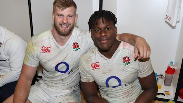 Second row unit: George Kruis and Maro Itoje.