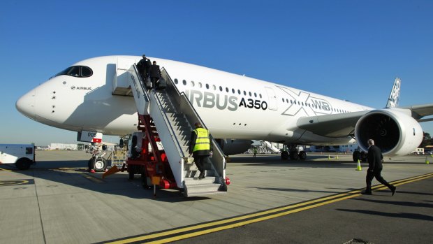 No Australian carriers have yet ordered Airbus's newest long-haul aircraft, the A350.