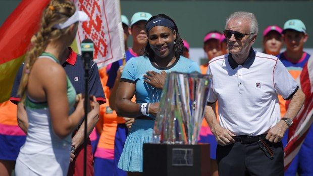 'Very lucky': Indian Wells tournament director Raymond Moore has said tennis' professional women should be on their knees thanking their male counterparts.