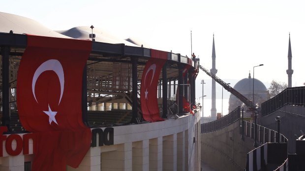 The Vodafone Arena in Istanbul.