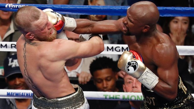 Floyd Mayweather beat Conor McGregor in their August match.
