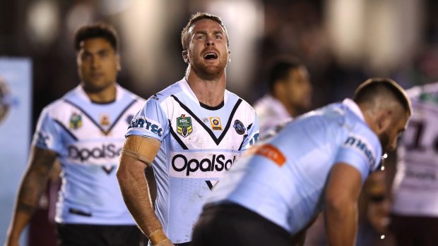 Tough loss: James Maloney back up from Origin to suffer a second defeat this week. 