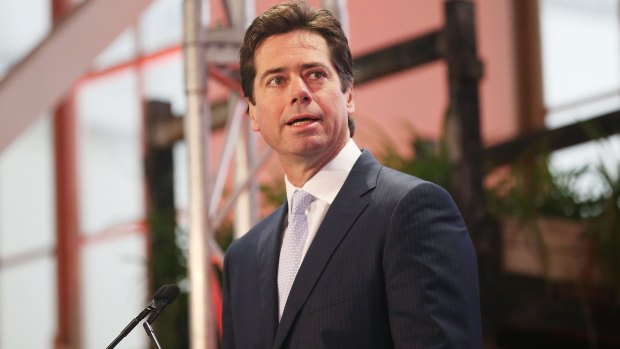 AFL CEO Gillon McLachlan said this week that betting advertising at AFL venues had struck "the right balance".