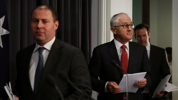 Prime Minister Malcolm Turnbull and Minister for Environment and Energy Josh Frydenberg.