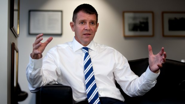 "We are happy to stand on our record": Premier Mike Baird. 
