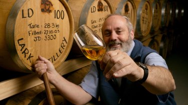 Bill Lark from Lark Distillery has been a leading figure in Australian whisky's emergence. 