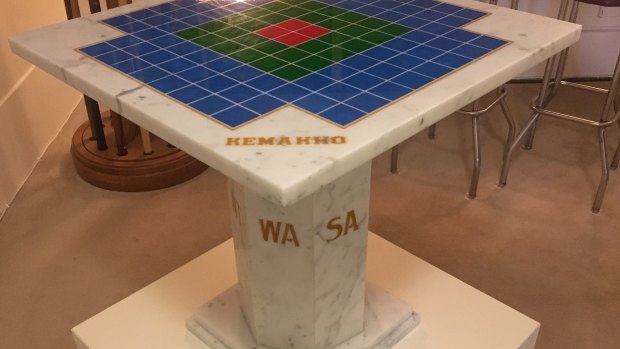 A Kemakko games table at Old Parliament House.
